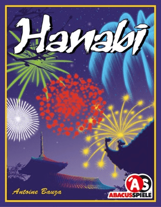 Hanabi (2-5 players; 25 minutes; ages 8+)