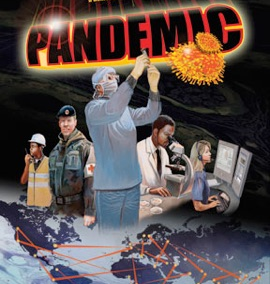 Pandemic (2-4 players; 45 minutes; ages 8+)