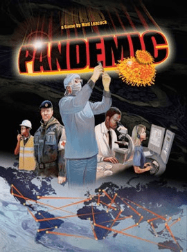 Pandemic (2-4 players; 45 minutes; ages 8+)