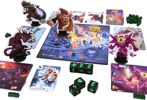 King of Tokyo (2-6 players; 30 minutes; ages 6+)