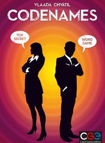 Codenames (2-8 players; 20 minutes; ages 10+)