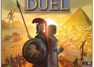 7 Wonders Duel (2 players; 30 minutes; ages 9+)