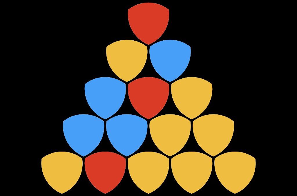 Three Color Triangle Puzzles (logic, algorithm)