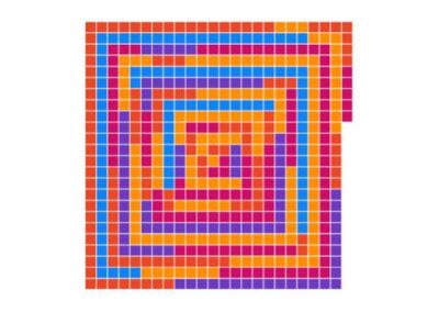 Color Vortex (mini mathematical universe, primes)