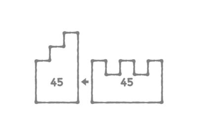 Crumbling Castles (shape, inductive problem solving)